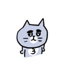 ごろごろしてる灰色キャット（個別スタンプ：40）