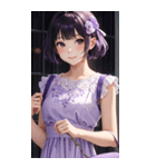 気質の女の子3写真（個別スタンプ：8）