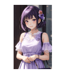 気質の女の子3写真（個別スタンプ：11）