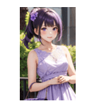 気質の女の子3写真（個別スタンプ：12）