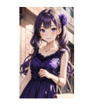 気質の女の子3写真（個別スタンプ：15）