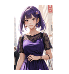 気質の女の子3写真（個別スタンプ：16）