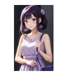 気質の女の子3写真（個別スタンプ：17）