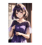 気質の女の子3写真（個別スタンプ：18）