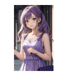 気質の女の子3写真（個別スタンプ：24）