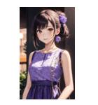 気質の女の子3写真（個別スタンプ：25）