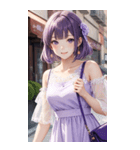 気質の女の子3写真（個別スタンプ：26）