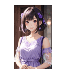 気質の女の子3写真（個別スタンプ：27）