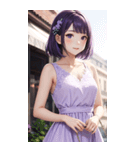 気質の女の子3写真（個別スタンプ：28）