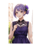 気質の女の子3写真（個別スタンプ：31）