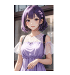 気質の女の子3写真（個別スタンプ：33）