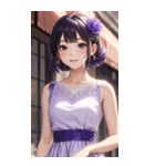 気質の女の子3写真（個別スタンプ：39）