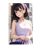 気質の女の子3写真（個別スタンプ：40）