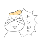 表情とセリフの勢いが相反するねこ その1（個別スタンプ：20）