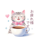 小さなカップケーキと猫スタンプ（個別スタンプ：8）