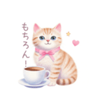 小さなカップケーキと猫スタンプ（個別スタンプ：22）