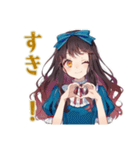 雪白姫の女子会トーク♡（個別スタンプ：8）