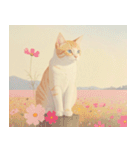 ねこなで(秋を感じるスタンプ)（個別スタンプ：38）