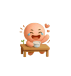 動く♪毎日あいさつスタンプ とむむ①（個別スタンプ：7）