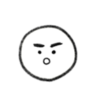 動く！くるくる回るシンプルなかお。（個別スタンプ：11）