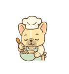 フレンチブルドッグのパン職人（個別スタンプ：9）