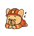 フレンチブルドッグ消防士（個別スタンプ：13）