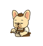 フレンチブルドッグのバリスタ（個別スタンプ：5）