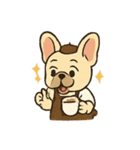 フレンチブルドッグのバリスタ（個別スタンプ：8）