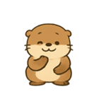 ゆるかわラッコ気分パレード（個別スタンプ：1）