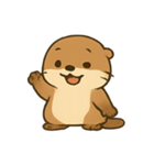 ゆるかわラッコ気分パレード（個別スタンプ：2）