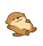 ゆるかわラッコ気分パレード（個別スタンプ：8）