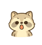 ふわふわアライグマ気分パレード（個別スタンプ：2）