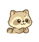 ふわふわアライグマ気分パレード（個別スタンプ：10）