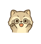 ふわふわアライグマ気分パレード（個別スタンプ：12）