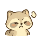 ふわふわアライグマ気分パレード（個別スタンプ：14）