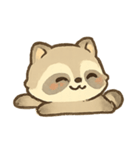 ふわふわアライグマ気分パレード（個別スタンプ：15）