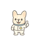 フレンチブルドッグ宇宙飛行士（個別スタンプ：3）