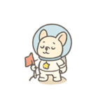 フレンチブルドッグ宇宙飛行士（個別スタンプ：5）