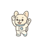 フレンチブルドッグ宇宙飛行士（個別スタンプ：14）