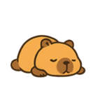 のんびりカピバラおしゃべり日和（個別スタンプ：4）