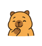 のんびりカピバラおしゃべり日和（個別スタンプ：6）