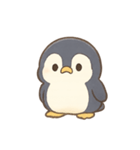 ふわふわペンギン気分パレード（個別スタンプ：3）