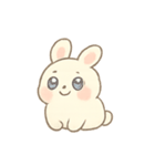 もちもち月うさぎ ムーンバン かわいい日常（個別スタンプ：3）