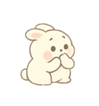 もちもち月うさぎ ムーンバン かわいい日常（個別スタンプ：9）