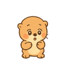 ボバカワウソ ふわふわスプラッシュ日常（個別スタンプ：5）