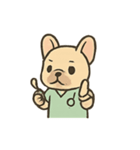 フレンチブルドッグのお医者さん（個別スタンプ：3）