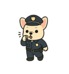 けいさつフレブル パトロールたい（個別スタンプ：1）