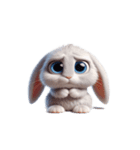 不良ウサギかわいい表情（個別スタンプ：11）
