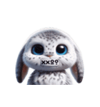 不良ウサギかわいい表情（個別スタンプ：32）