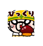 おやじ君とウサギの動く秋スタンプ（個別スタンプ：21）